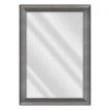 Gina Gunmetal Wall Mirror, 31x43