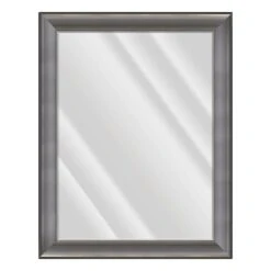 Gina Gunmetal Wall Mirror, 37x47