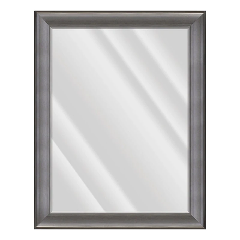 Gina Gunmetal Wall Mirror, 37x47 1 Gina Gunmetal Wall Mirror, 37x47