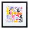 Glass Framed Abstract Wall Art, 16" -Luxeframe Shop glass framed abstract wall art 16 10