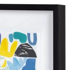 Glass Framed Abstract Wall Art, 16" -Luxeframe Shop glass framed abstract wall art 16 7