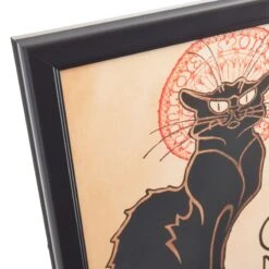 Glass Framed Cat Print Wall Art, 18x24 -Luxeframe Shop glass framed cat print wall art 18x24 3