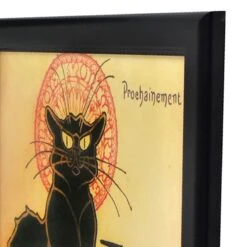 Glass Framed Cat Print Wall Art, 18x24 -Luxeframe Shop glass framed cat print wall art 18x24 5