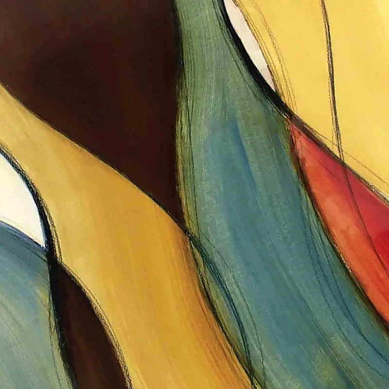 Glass Framed Coalescence I Single Mat Wall Art, 32" 3 Glass Framed Coalescence I Single Mat Wall Art, 32" - Image 3