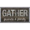 Glass Framed Gather Friends & Family Framed With Raised Letters Wall Art, 12x24 -Luxeframe Shop glass framed gather friends family framed with raised letters wall art 12x24 1