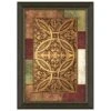 Glass Framed Jewel Patchwork Medallion Panel Framed Matted Wall Art, 24x36 -Luxeframe Shop glass framed jewel patchwork medallion panel framed matted wall art 24x36 1