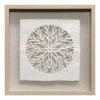 Glass Framed Rice Paper Floral Wall Art, 17" -Luxeframe Shop glass framed rice paper floral wall art 17