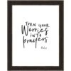 Glass Framed Turn Your Worries Into Prayers Wall Sign, 8x10 4 Glass Framed Turn Your Worries Into Prayers Wall Sign, 8x10 -Luxeframe Shop glass framed turn your worries into prayers wall sign 8x10 1