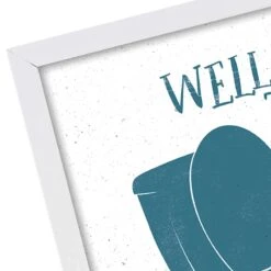 Glass Framed Well Hey There Sweet Cheeks Print Wall Art, 12" -Luxeframe Shop glass framed well hey there sweet cheeks print wall art 12 2