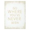 Go Where You've Never Been Canvas Wall Art, 11x14 -Luxeframe Shop go where youve never been canvas wall art 11x14 1