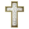 God Is My Rock Sentiment Wall Cross, 11x15 3 God Is My Rock Sentiment Wall Cross, 11x15 -Luxeframe Shop god is my rock sentiment wall cross 11x15 1