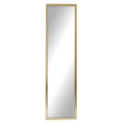 Gold Basic Leaner Mirror, 14x50