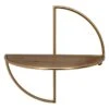 Gold Metal Abstract Wall Shelf, 12.5" 3 Gold Metal Abstract Wall Shelf, 12.5" -Luxeframe Shop gold metal abstract wall shelf 12.5