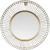 Gold Metal Round Wall Mirror, 16" -Luxeframe Shop gold metal round wall mirror 16
