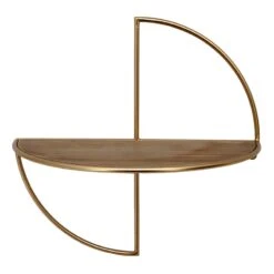 Gold Metal Shelf, 16"