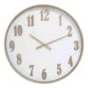 Gold Metal Wall Clock, 24" 4 Gold Metal Wall Clock, 24" -Luxeframe Shop gold metal wall clock 24