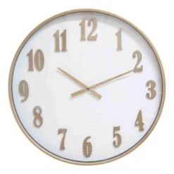 Gold Metal Wall Clock, 24"