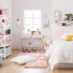 Gold Metal Wall Organizer With Mirror, 14x27 -Luxeframe Shop gold metal wall organizer with mirror 14x27 5