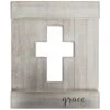 Grace Cross Cutout Wood Wall Decor, 13x16