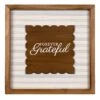 Grace Mitchell Framed Forever Grateful Wall Sign, 12" -Luxeframe Shop grace mitchell framed forever grateful wall sign 12