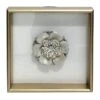 Grace Mitchell Framed Metallic Flower Wall Art, 12" -Luxeframe Shop grace mitchell framed metallic flower wall art 12