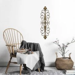 Grace Mitchell Metal Crest Wall Decor, 9x30 -Luxeframe Shop grace mitchell metal crest wall decor 9x30 3