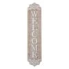 Grace Mitchell Wooden Welcome Wall Sign, 6x24 -Luxeframe Shop grace mitchell wooden welcome wall sign 6x24 1