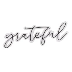 Grateful Wall Sign, 24x9