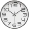 Grey Accent Wall Clock, 10" 3 Grey Accent Wall Clock, 10" -Luxeframe Shop grey accent wall clock 10