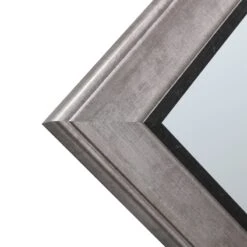 Grey & Black Framed Wall Mirror, 24x36 6 Grey & Black Framed Wall Mirror, 24x36 -Luxeframe Shop grey black framed wall mirror 24x36 3