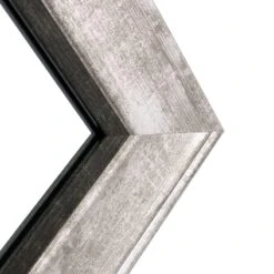 Grey & Black Framed Wall Mirror, 24x58 -Luxeframe Shop grey black framed wall mirror 24x58 4