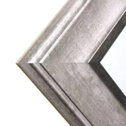 Grey & Black Framed Wall Mirror, 24x58 -Luxeframe Shop grey black framed wall mirror 24x58 5