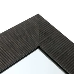 Grey Framed Ornate Wall Mirror, 22x28 -Luxeframe Shop grey framed ornate wall mirror 22x28 3