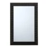 Grey Framed Ornate Wall Mirror, 24x36 -Luxeframe Shop grey framed ornate wall mirror 24x36 1