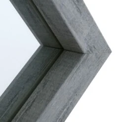 Grey Framed Wall Mirror, 16x20 -Luxeframe Shop grey framed wall mirror 16x20 4