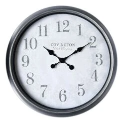 Grey Gallery Wall Clock, 30"