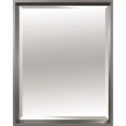 Grey Studio Wall Mirror, 22x28