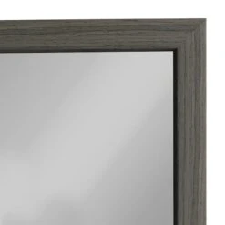 Grey Wash Thin Framed Leaner Mirror, 24x58 -Luxeframe Shop grey wash thin framed leaner mirror 24x58 3
