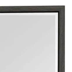 Grey Wash Thin Framed Leaner Mirror, 24x70 -Luxeframe Shop grey wash thin framed leaner mirror 24x70 3