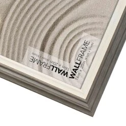 Luxeframe Shop -Luxeframe Shop grey white inner poster frame 16x20 2