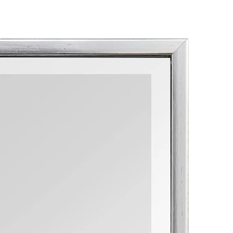 Gunmetal Thin Framed Leaner Mirror, 24x58 3 Gunmetal Thin Framed Leaner Mirror, 24x58 - Image 3
