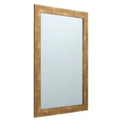 Hammered Gold Framed Wall Mirror, 24x36 -Luxeframe Shop hammered gold framed wall mirror 24x36 2
