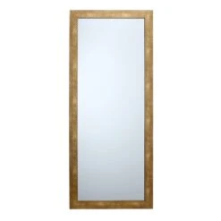Hammered Gold Framed Wall Mirror, 24x58