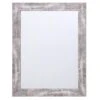 Hammered Silver Framed Wall Mirror, 22x28 -Luxeframe Shop hammered silver framed wall mirror 22x28 1