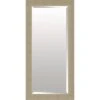 Hexagonal Champagne Floor Mirror, 32x66