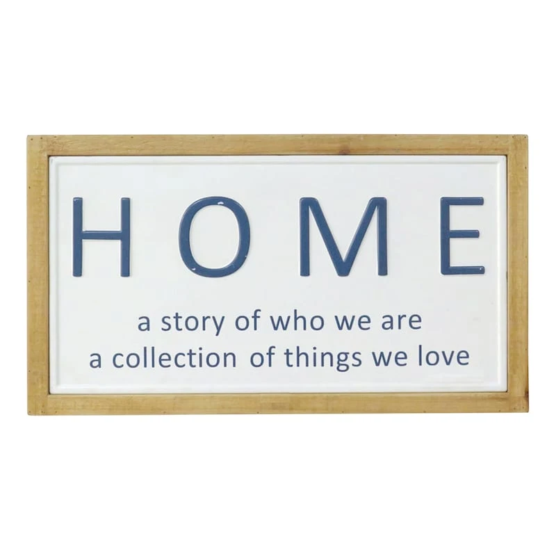 Home Sentiment Wall Sign, 23x13 1 Home Sentiment Wall Sign, 23x13