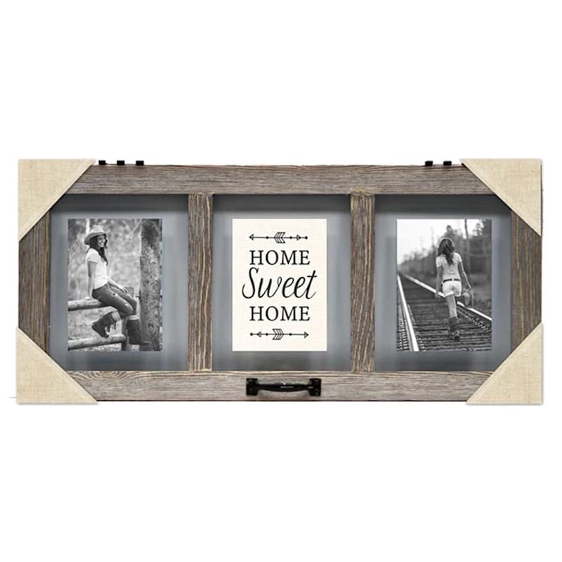 Home Sweet Home Grey Float Frame, 27.5x12.7 1 Home Sweet Home Grey Float Frame, 27.5x12.7