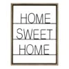 Home Sweet Home Metal Wall Sign, 18x24