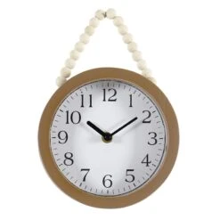 Honeybloom Beaded Wall Clock, 7x11