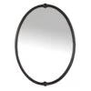 Honeybloom Black Oval Metal Wall Mirror, 20x28 2 Honeybloom Black Oval Metal Wall Mirror, 20x28 -Luxeframe Shop honeybloom black oval metal wall mirror 20x28 1